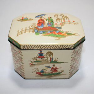 DESIGNED BY DAHER Beige Tin Colorful Pagoda Theme